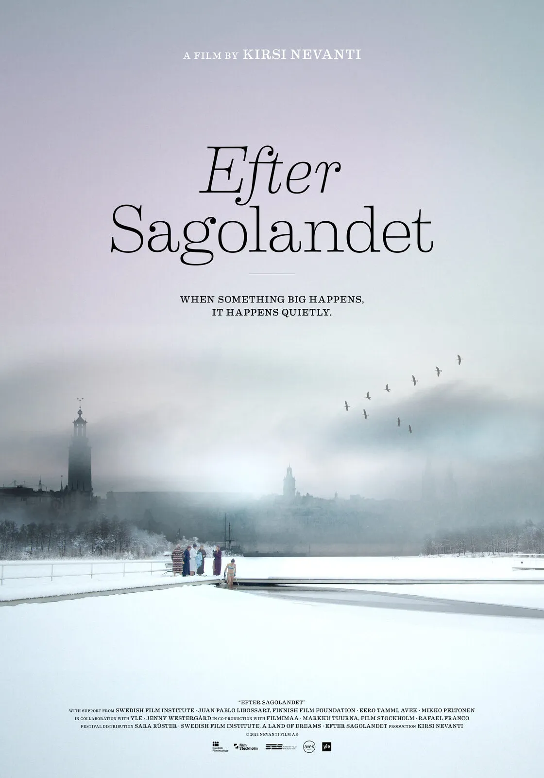 Poster for the documentary Efter Sagolandet
